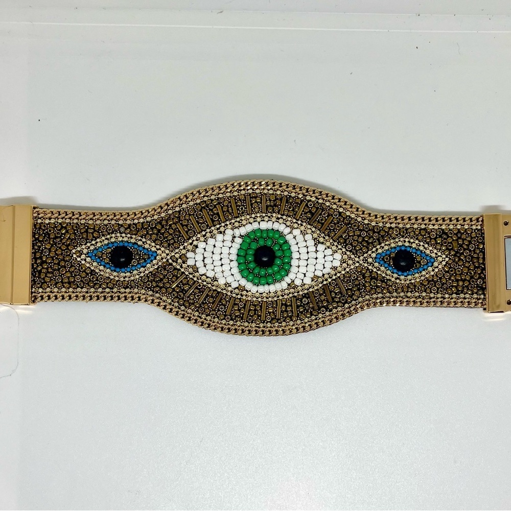 Evil Eye Beaded Bracelet NWOT